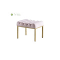 Modern Bedroom Dressing Stool with Fabric Cushion